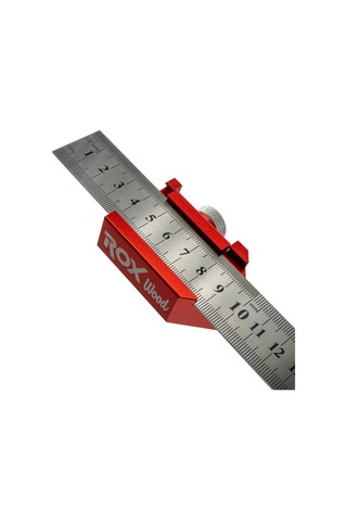 Rox Wood 0162 Alüminyum Cetvel Tutucu Gönye 45 Derece- 90 Derece