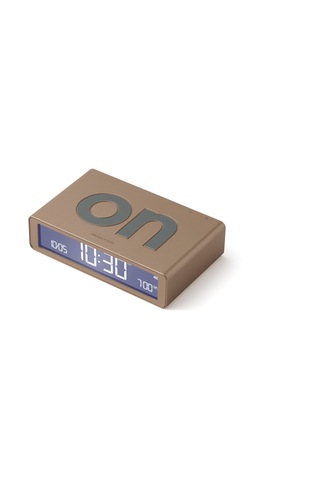 Lexon Flip Klasik Şarj Edilebilir Alarm Saat Dore