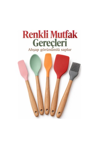 Mutfak Seti Renkli Başlıklı Tkndy-bsva4969 Diğer