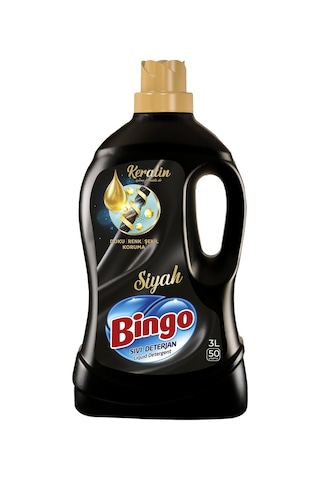 Bingo Sıvı Deterjan 3 Lt Siyah Ve Renkli 2 Li Paket