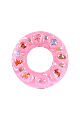 Pembe Renkli 60 Cm Yüzme Deniz Simit Havuz Simit Çok Renkli
