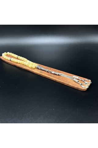 Sertifikalı Kalsit 8mm 33lük Doğal Taş Tesbih