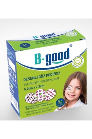 B-good Desenli Kız Çocuk Göz Kapama Bandı 54 Adet