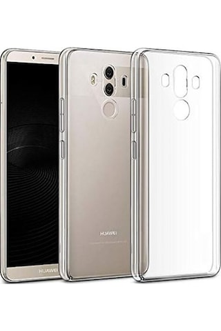 Huawei Mate 10 Pro İle Uyumlu Kılıf Şeffaf Kamera Korumalı Esnek Silikon Telefon Kılıfı Kapak