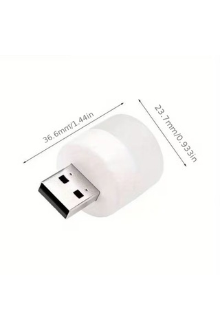 Usb Mini Top Led 10 Lu Aydınlatma Seti Beyaz Renkli Gece Lambası, Enerji Tasarruflu Mikro Led Işıklar Standart