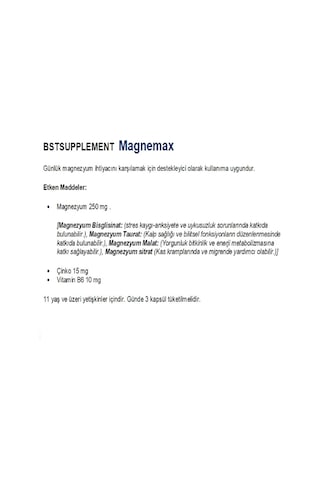 Magnemax 90 Kapsül