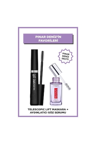 L'Oréal Paris Pınar Deniz'in Favorileri: Revitalift Filler Aydınlatıcı Göz Serumu 20ml &telescopic Lift Maskara pktpnrdnzfvrlrgzmskr-9638 0