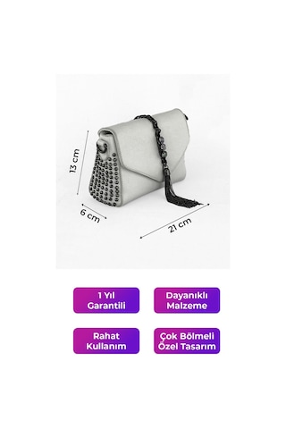 Kriste Bell Kadın Çanta Beyaz 26108 Beyaz