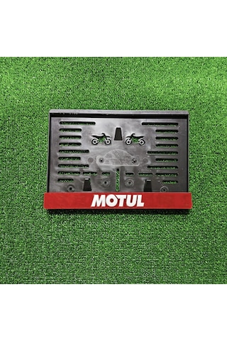 Motorsiklet Plakalık Motul Lazer Kesim 3d Kabartmalı Model Motor Plakalığı