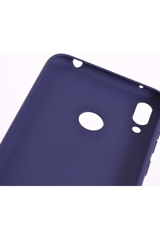 Huawei Y7 Prime 2019 Kılıf Zore Premier Silikon Kapak Mürdüm