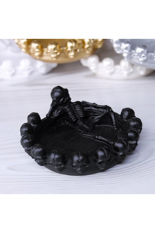 Skull Dekoratif Obje Siyah
