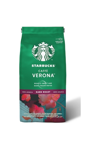 Starbucks Caffe Verona Dark Roast Öğütülmüş Filtre Kahve 200 G