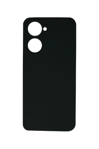 Vivo Y18 Kılıf First Silikon - Siyah Çokrenkli