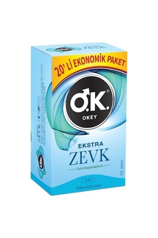 Okey Ekstra Zevk Prezervatif 20'li