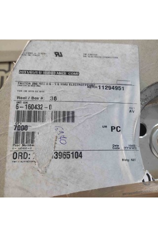 6-160432-0 250rec 0.5-1.5mm2 Tyco 10 Adet