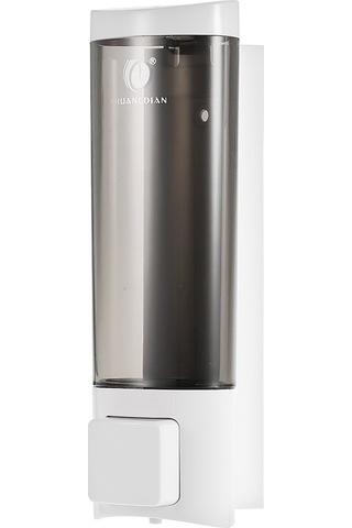 Qianfan Çift Taraflı Köpük Bantlı Manuel El Sabunu Dispenseri Beyaz