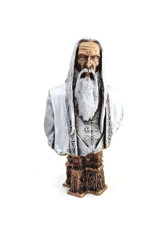 10 Adet Saruman Büst Büyük 16 Cm Figür, Dekoratif Büst Heykel, Bust Statue