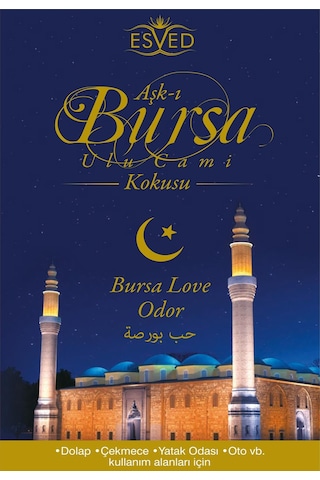 Dolap Ve Çekmece Kokusu Bursa Ulu Cami Kokusu - 4 Adet