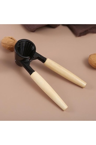 Ceviz Kıracağı Zaman Tasarrufu Sağlayan İş Tasarrufu Sağlayan Kaymaz Sap Yaylı Tasarım Fındıkkıran Fındık Açacağı Ev İçin Siyah