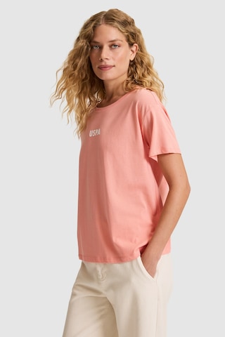 U.S. Polo Assn. U.s. Polo Assn. Kadın Mercan Tişört 50323530-vr204 Coral