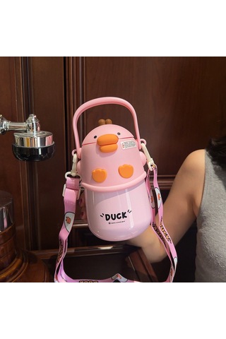 Lyon Sevimliördekçik Termos Bardağıpembe Pembe