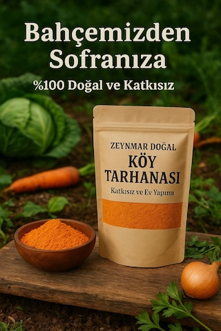 %100 Doğa Toz Köy Tarhanası Lezzet Garantili 500 Gr.