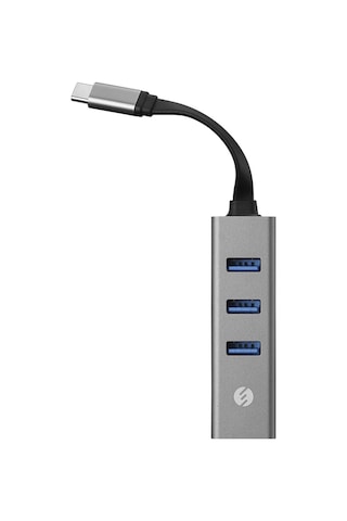 S-lınk Sw-u3325, Gigabit, Type-c To Rj45, 3xusb 3.0, Metal, Ethernet Kartı
