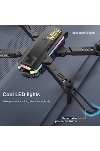 Samdoo Xt8 Mini Katlanabilir Rc Drone Turuncu Tek Batarya Paketi: Tek Tuş Kalkış/iniş, Kafa Yok Modu, 3d Yükseleme İle Abs Malzeme Ve Çantalı Paket