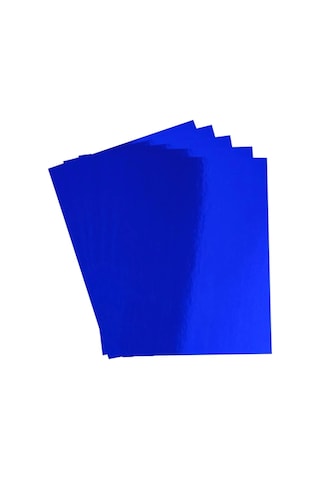 Aynalı Metalik Metalize Fon Kartonu Mavi 50x70cm 5 Adet Tek Renk Aynalı Metalik Metalize Fon Kartonu Mavi 50x70cm 5 Adet Tek Renk
