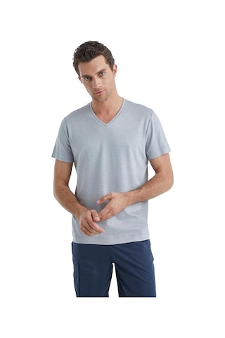 Blackspade Erkek Kısa Kol Şortlu Gri Pijama Takımı C8t0n5o04- 001