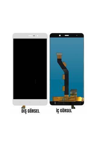 Teknonet Xiaomi Mi 5s Plus Uyumlu Lcd+dokunmatik - Beyaz