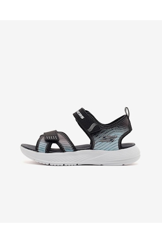 Skechers Mıcrospec-splash Büyük Erkek Çocuk Siyah Sandalet 407034l Bksl Siyah