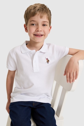 U.s. Polo Assn. Erkek Çocuk Beyaz Tişört Basic 50325608-vr013