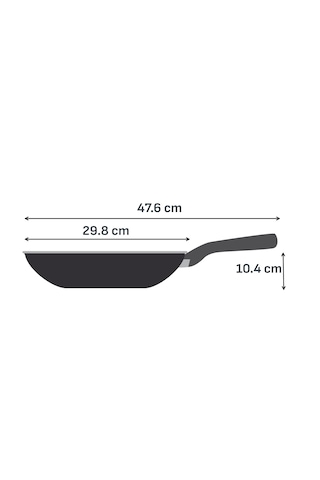 Tefal Renew Wok Tava - 28 Cm Gri