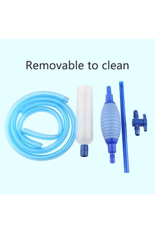 Vkemall Akvaryum Temizlik Aleti: 2.5m Pvc Su Emici, Kumu Temizleyici, Su Değiştirici Ve Balık Gübresi Toplayıcı - Otomatik Akış Kontrolü