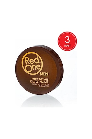 Red One Creative Clay Saç Şekillendirici Mat Wax 3 x 100 ML