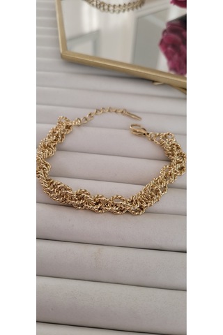 Vıp 14k Sarmaşık Bileklik Altın