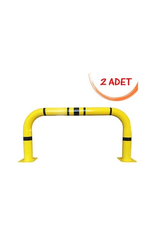 Otopark Bariyeri Köşe Kolon Koruyucu Demir Bariyerler 2 Adet