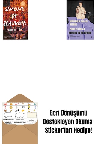 Mandarinler Ciltli + Müphemlik Ahlakı Üzerine - Pirus Ve Sineas + Okuma Sticker'ları