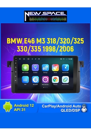 Bmw E46 Android 2gb Ram 32gb Rom Carplay Navigasyon Multimedya
