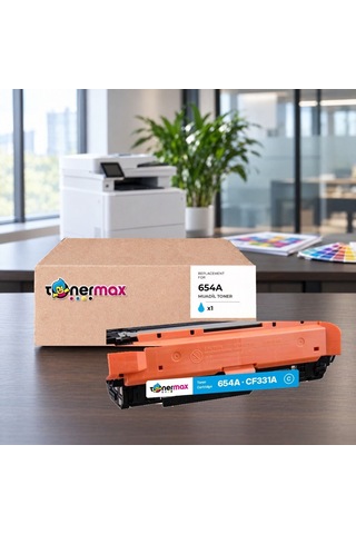 Hp 654a Cf331a Mavi Uyumlu Toner - Çipli / Color Laserjet Enterprise M651