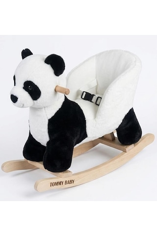 Sallanan Oyuncak At - Sallanan Ahşap Flamingo Sallanan Flamingo Panda