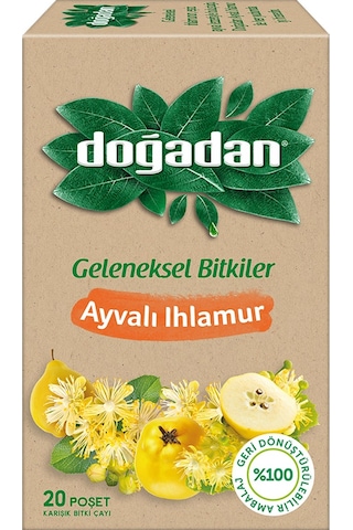Doğadan Geleneksel Bitkiler 20 Li Bardak Poşet 4 Lü Karma Paket