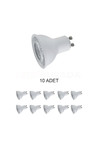 Ct-4215 Led Ampul Gu10 Duy Günışığı Sarı 8w - 10 Lu Paket