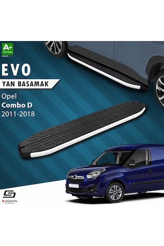 S-dizayn Opel Combo D Evo Aluminyum Yan Basamak 193 Cm 2011-2018
