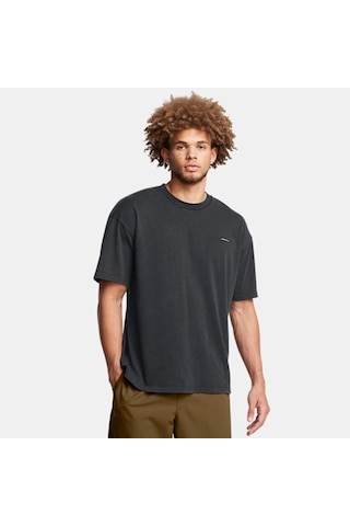 Under Armour M Hw Os Logo Wash Ss Erkek T-shirt 1389147-001 Siyah