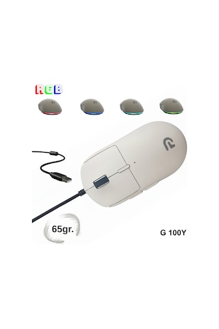 Trio - G100y Rgb Mouse Usb Kablolu Mouse G 100y