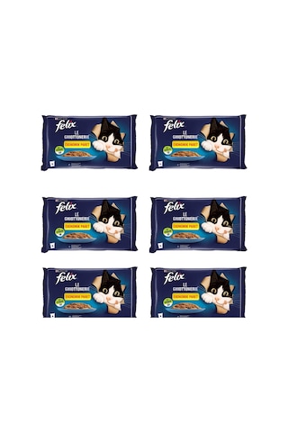 Felix Somon Kedi Yaş Mama Eko Paket 85 Gr 24 Lü 4 6 Pk