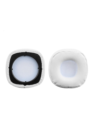 Mrstoys Marshall Major 3 Ve 4 İle Uyumlu Kulaklık Pedi Yastığı Kulaklık Süngeri Minder Kapak Sünger Earpad Beyaz