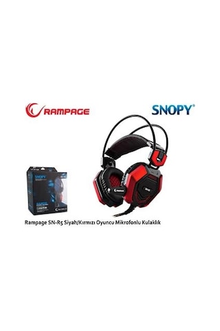 Rampage Sn-r5 X-core Siyah-kırmızı Oyuncu Mikrofonlu Kulaklık Usb Kdo